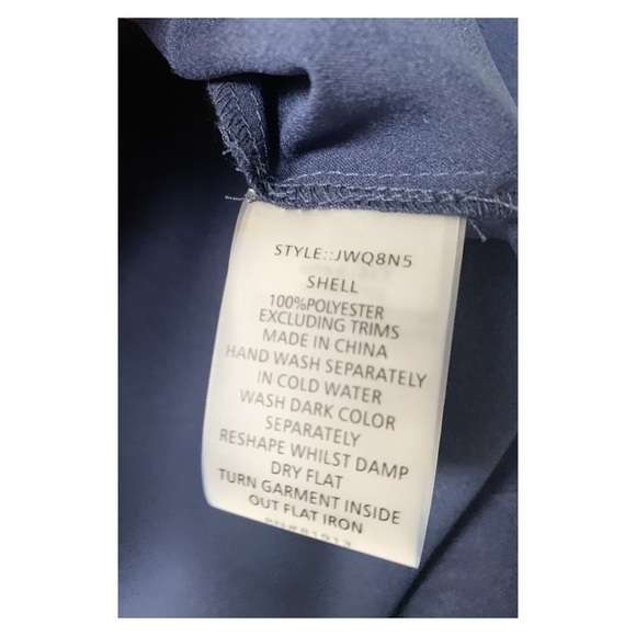 Nwt Plenty by Tracy Reese Navy Bell Sleeve Blouse - Picture 9 of 9